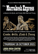 Marrakesh Express 26/10/23 @ Leeds Irish Centre