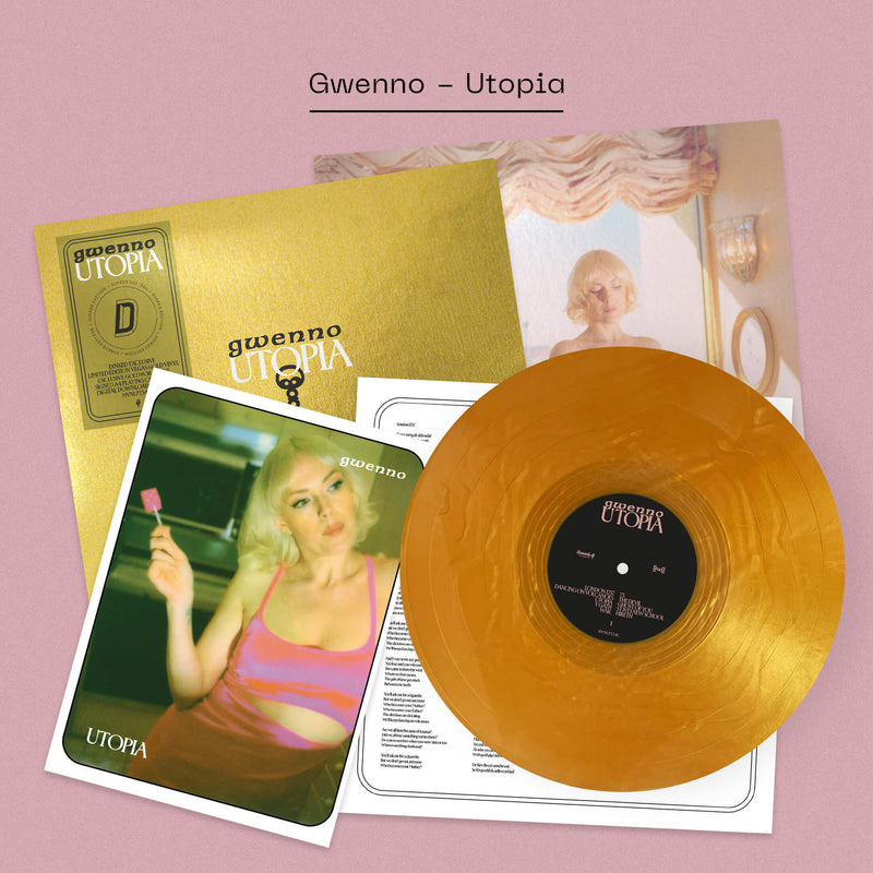 Gwenno - Utopia: Gold Nugget Vinyl LP DINKED EDITION EXCLUSIVE 338
