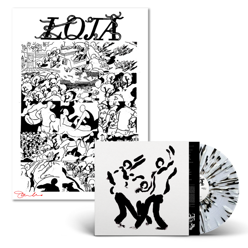 Orlando Weeks - Loja: Black & White Splatter Vinyl LP + Alternative Artwork + Signed Poster DINKED EDITION EXCLUSIVE 294 *Pre-Order