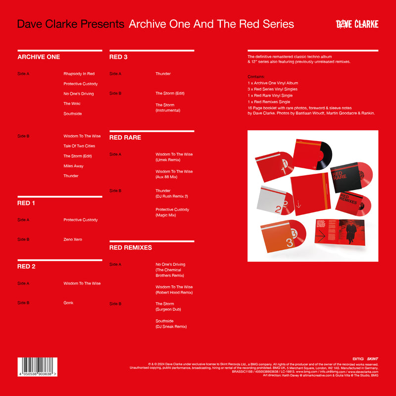 Dave Clarke - Archive One / Red Series