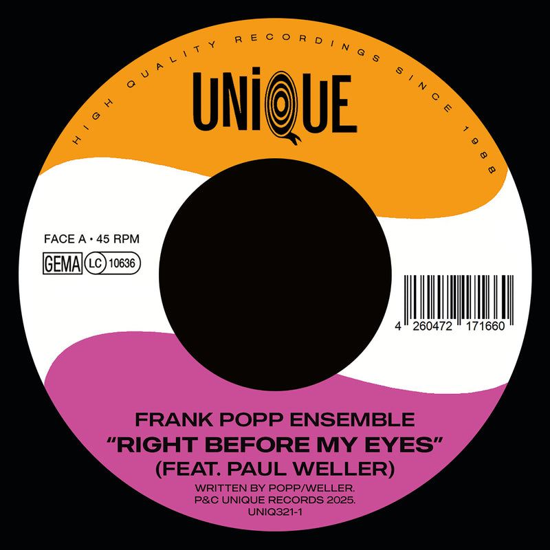 Frank Popp Ensemble and Paul Weller - Right Before My Eyes feat. Paul Weller