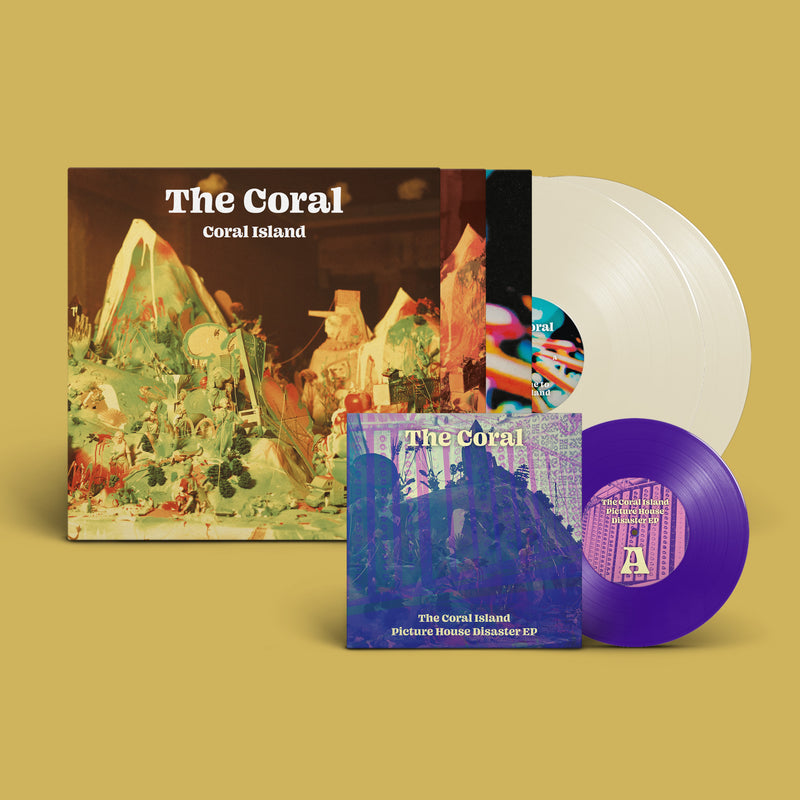Coral (The) - Coral Island: Exclusive Clear Gatefold Double Vinyl LP With Bonus 7" & Signed Art Print *DINKED EXCLUSIVE 095*