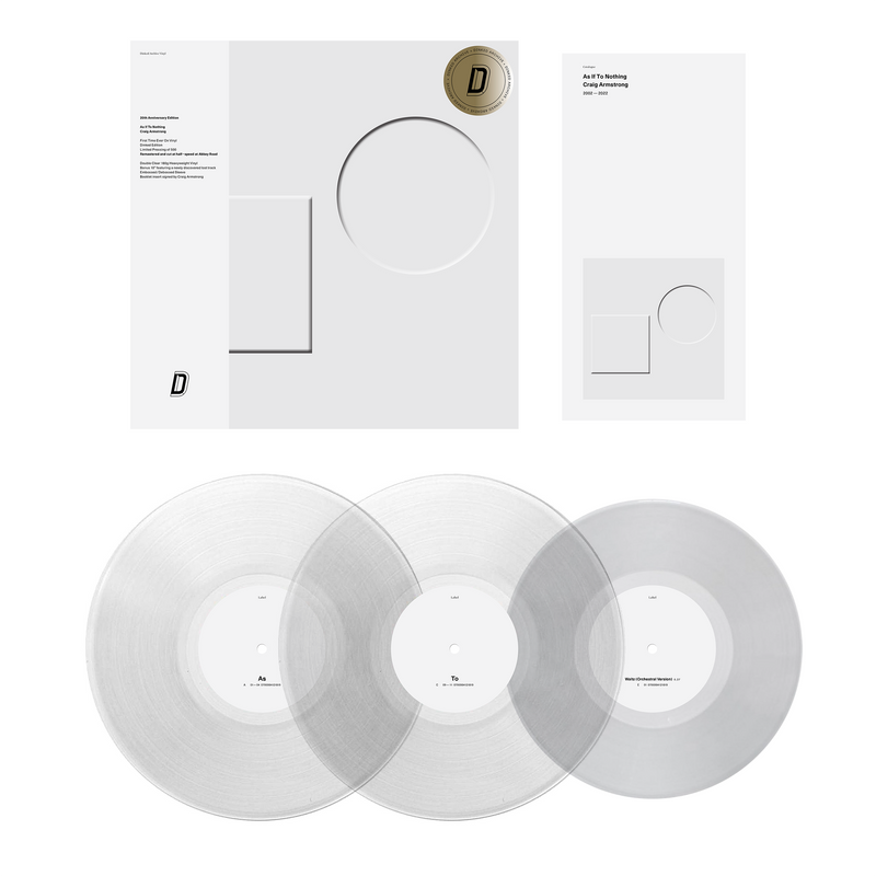 Craig Armstrong - As If To Nothing: Clear Double VInyl LP + Bonus 10", Signed Booklet & Obi*DINKED ARCHIVE EDITION EXCLUSIVE 010