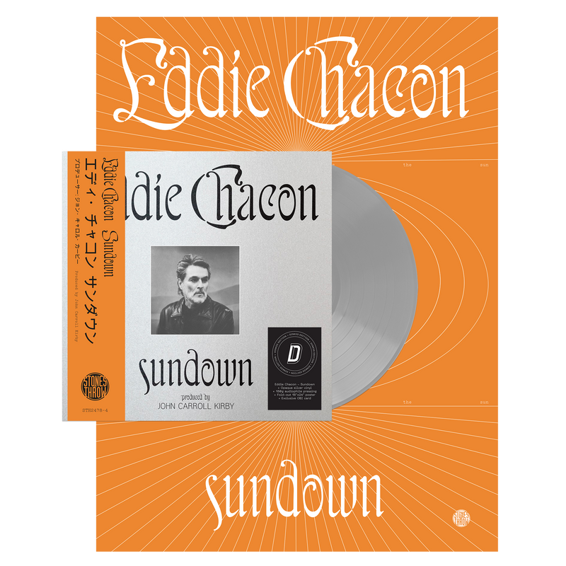 Eddie Chacon - Sundown: Silver Vinyl LP + Exclusive Poster DINKED EDITION EXCLUSIVE 235