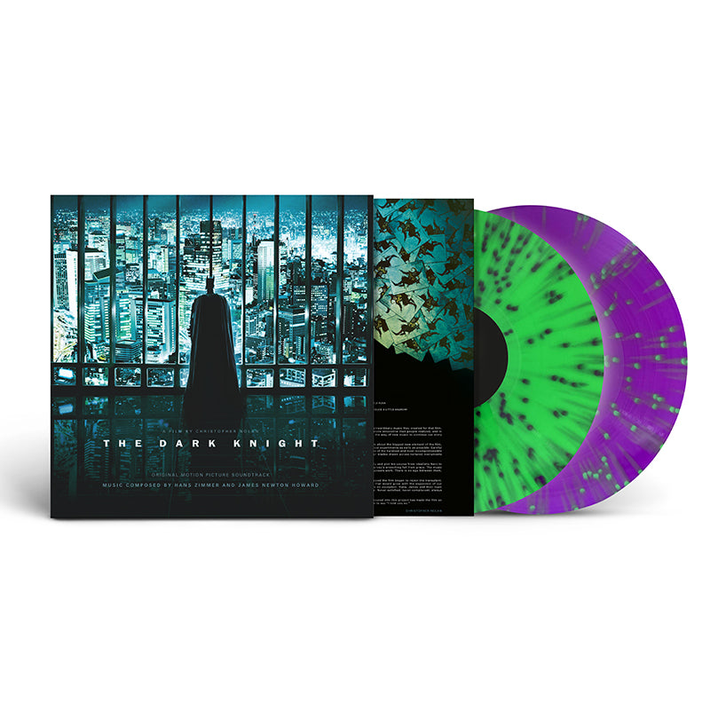 The Dark Knight (Original Motion Picture Soundtrack): Neon Green/Violet Splatter Double Vinyl LP