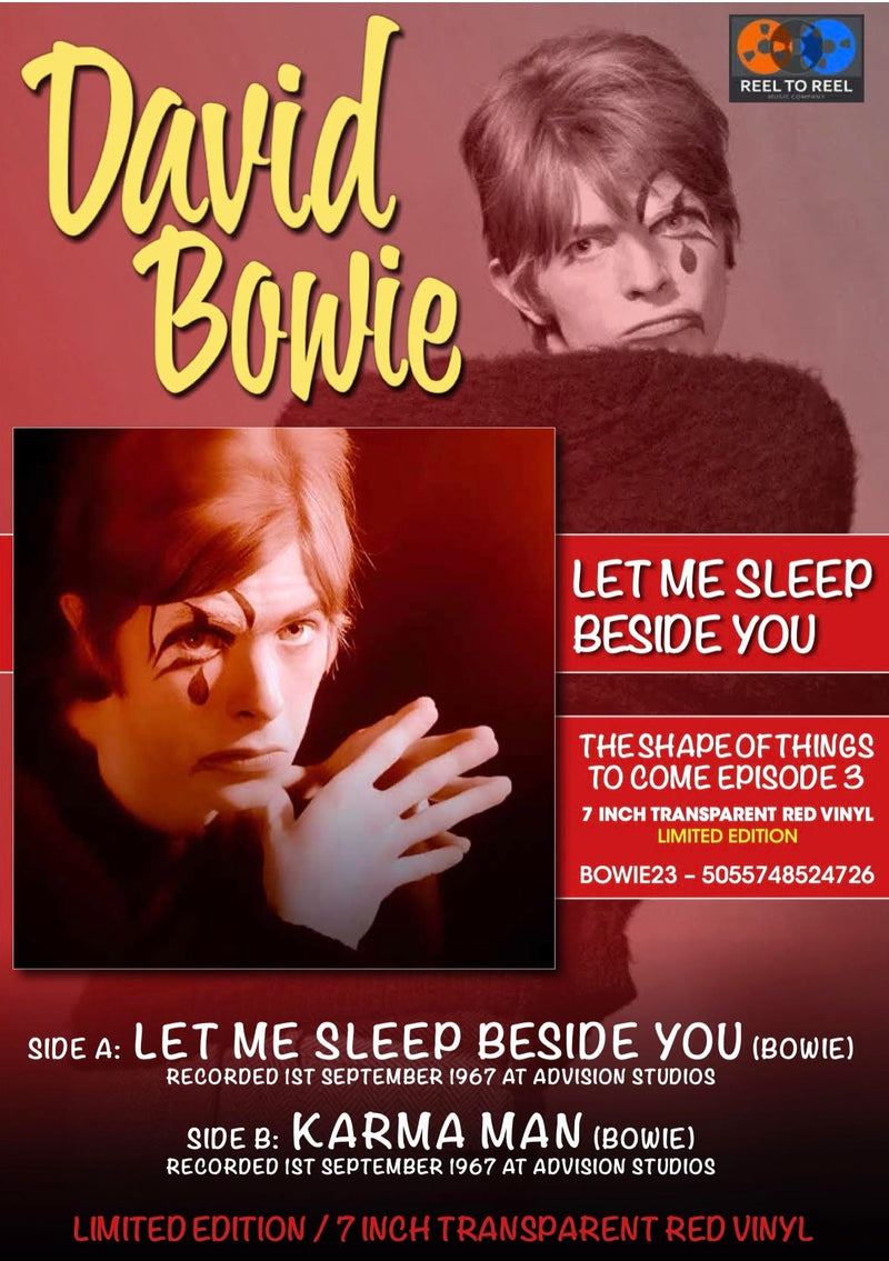 David Bowie - Let Me Sleep Beside You: Limited Red 7" Single