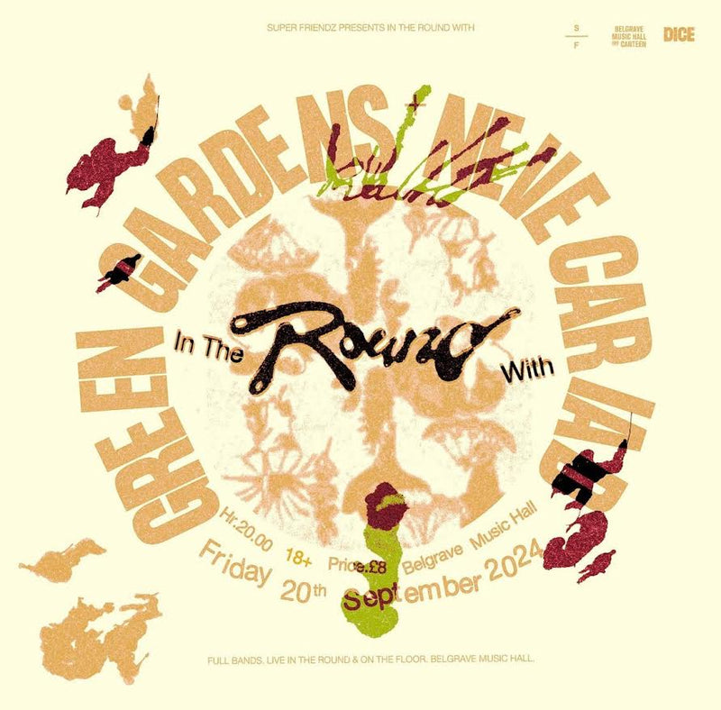 In The Round with Green Gardens & Neve Cariad 20/09/24 @ Belgrave Music Hall