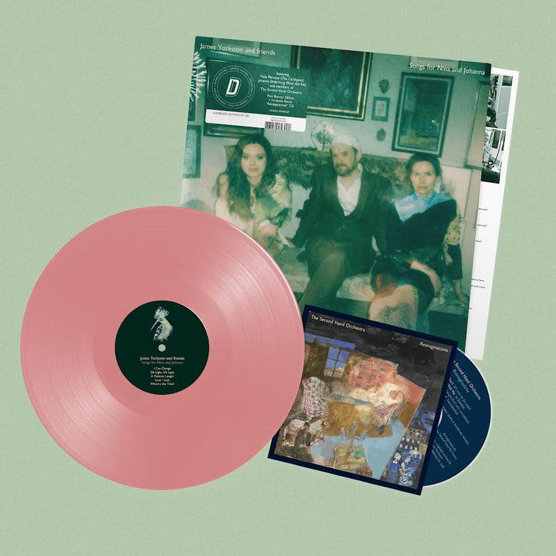James Yorkston and friends - Songs for Nina and Johanna: Pink Bio Vinyl + BonusCD DINKED EDITION EXCLUSIVE 351