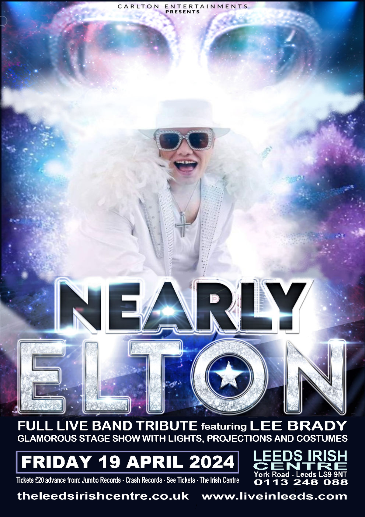 Nearly Elton 19/04/24 @ Leeds Irish Centre