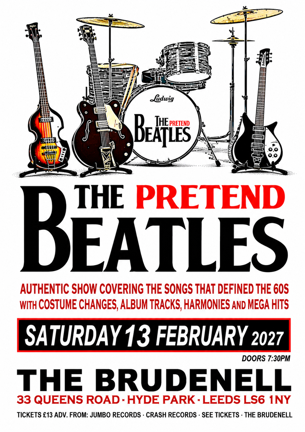 Pretend Beatles (The) 13/02/27 @ Brudenell Social Club