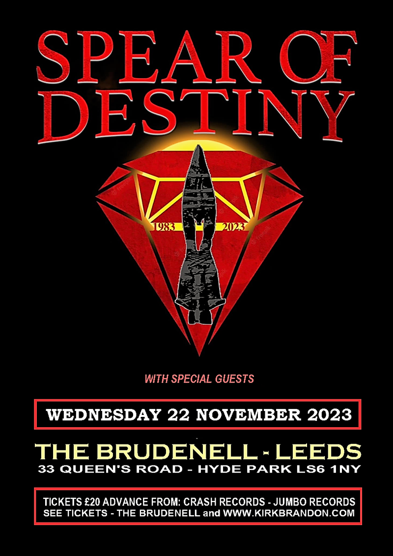 Spear Of Destiny 22/11/23 @ Brudenell Social Club