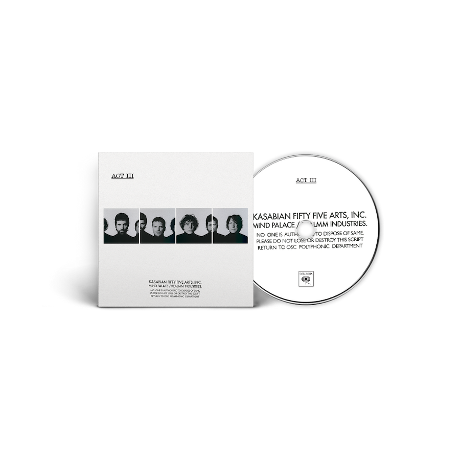 Kasabian -Act III : Album + Ticket Bundle 6pm Show  (Album Launch Show at O2 Academy Leeds) *Pre-order