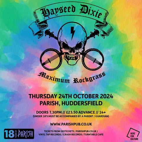 Hayseed Dixie 24/10/24 @ The Parish, Huddersfield