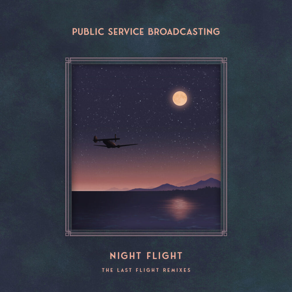 Public Service Broadcasting - Night Flight - The Last Flight Remixes +Signed Postcard