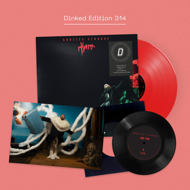 Bartees Strange - Horror: Red Vinyl LP + Bonus 7in + Signed Print DINKED EDITION EXCLUSIVE 314