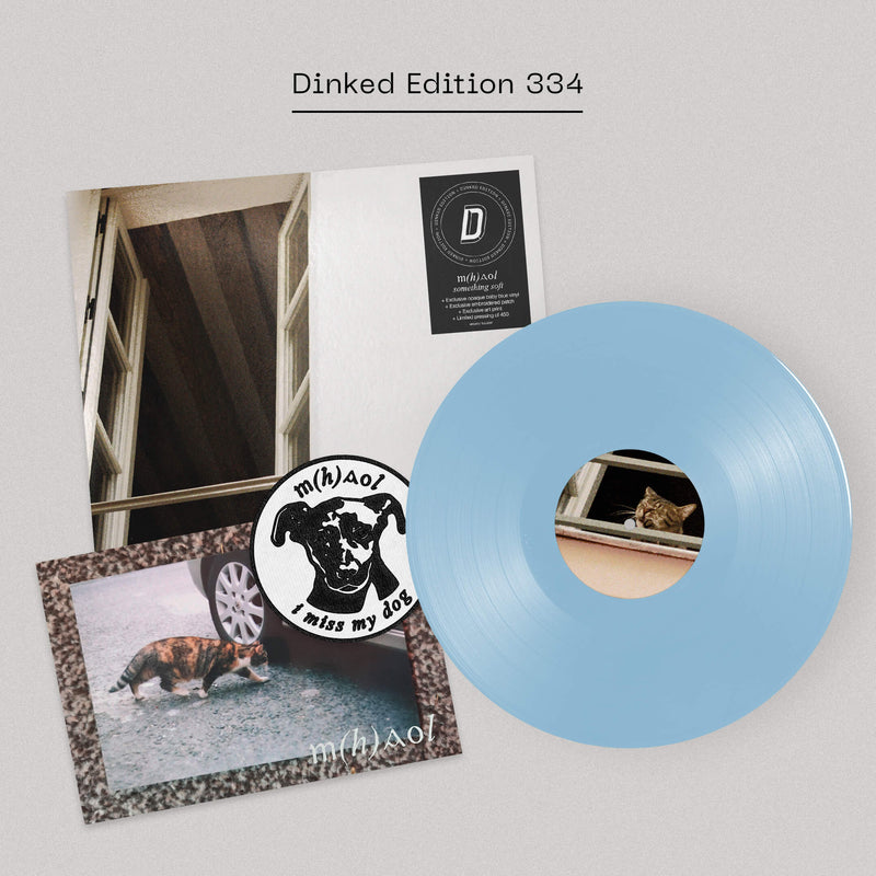 M(h)AOL - SOMETHING SOFT: Opaque Baby Blue Vinyl LP + Print + Patch DINKED EDITION EXCLUSIVE 334