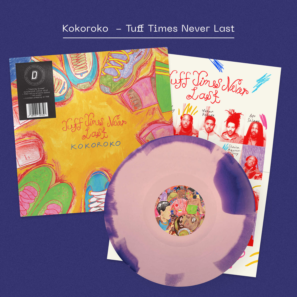 Kokoroko - Tuff Times Never Last: Hackney Sunset Vinyl LP DINKED EDITION EXCLUSIVE 342