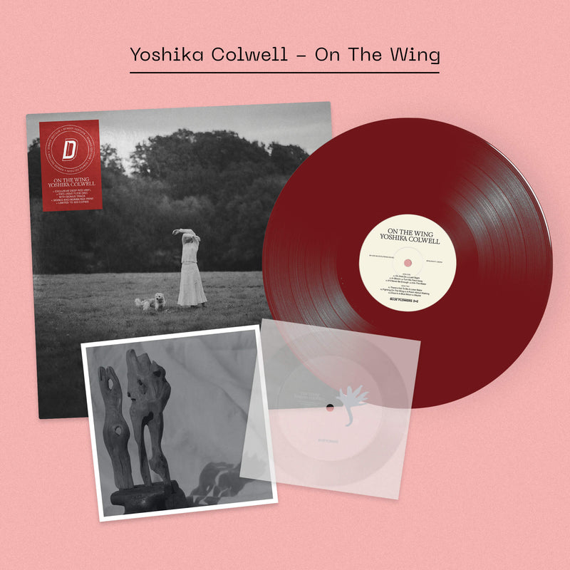 Yoshika Colwell - On The Wing: Deep Red Vinyl LP + Flexi + Signed Print DINKED EDITION EXCLUSIVE 343 *Pre-Order