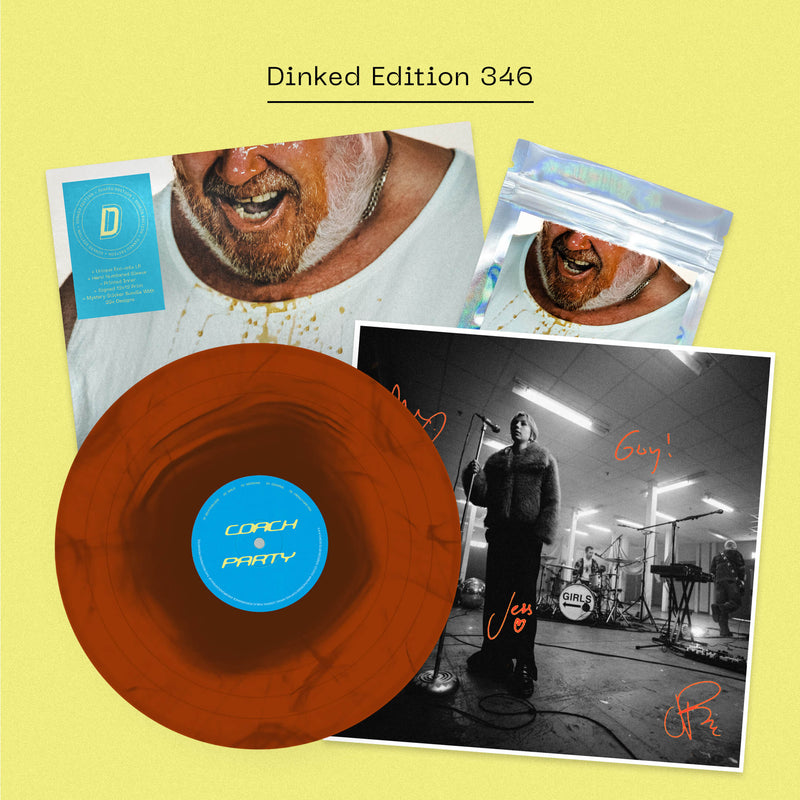 Coach Party - Caramel: Unique EcoMix Colour Vinyl  + A4 Sticker Sheet + Signed Print  DINKED EDITION EXCLUSIVE 346 *Pre-Order