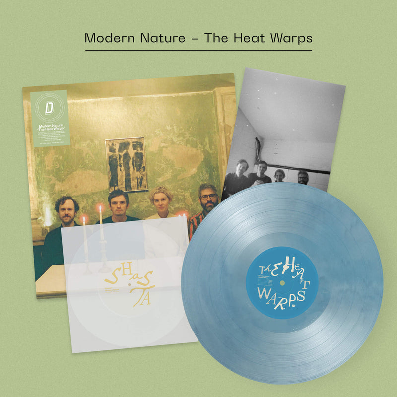 Modern Nature - The Heat Warps: Sky Bloue Marble Vinyl + Flexi Disc DINKED EDITION EXCLUSIVE 349