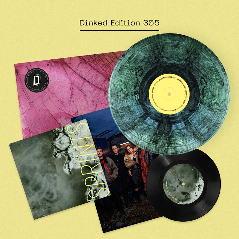 SPRINTS - All That Is Over: Marbled Curaçao/Black Vinyl LP + Bonus 7in DINKED EDITION EXCLUSIVE 355 *Pre-Order