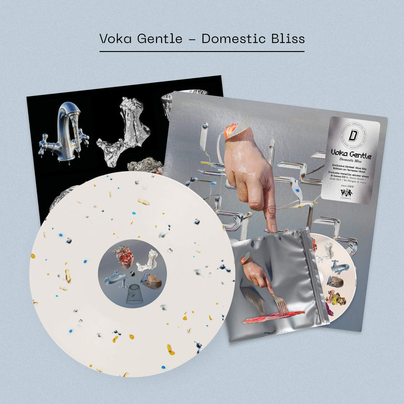 Voka Gentle - Domestic Bliss: Limited Blue Sky Vinyl LP +Alternative Artwork" DINKED EDITION EXCLUSIVE 370 *Pre-Order
