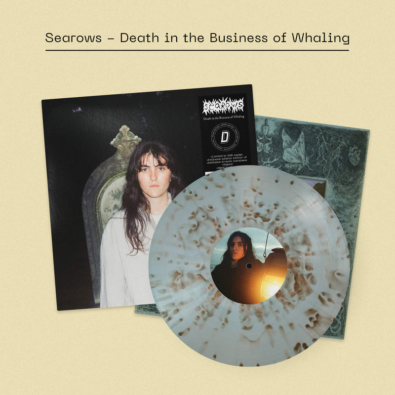 Searows - Death in the Business of Whaling: Limited Seaglass/Gold Splatter Vinyl LP + Alternative Artwork DINKED EDITION EXCLUSIVE 372 *Pre-Order