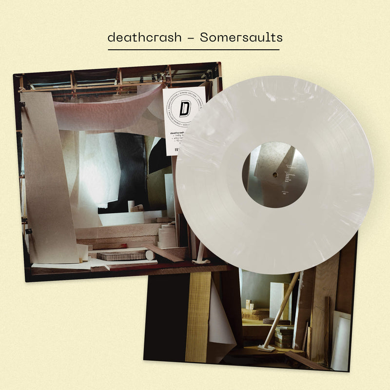 deathcrash - Somersaults: Fog White Vinyl LP DINKED EDITION EXCLUSIVE 385