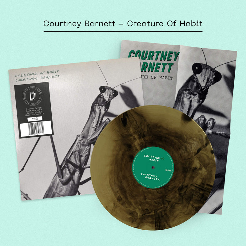 Courtney Barnett - Creature Of Habit: Galaxy Black Translucent Vinyl LP + Poster DINKED EDITION EXCLUSIVE 390