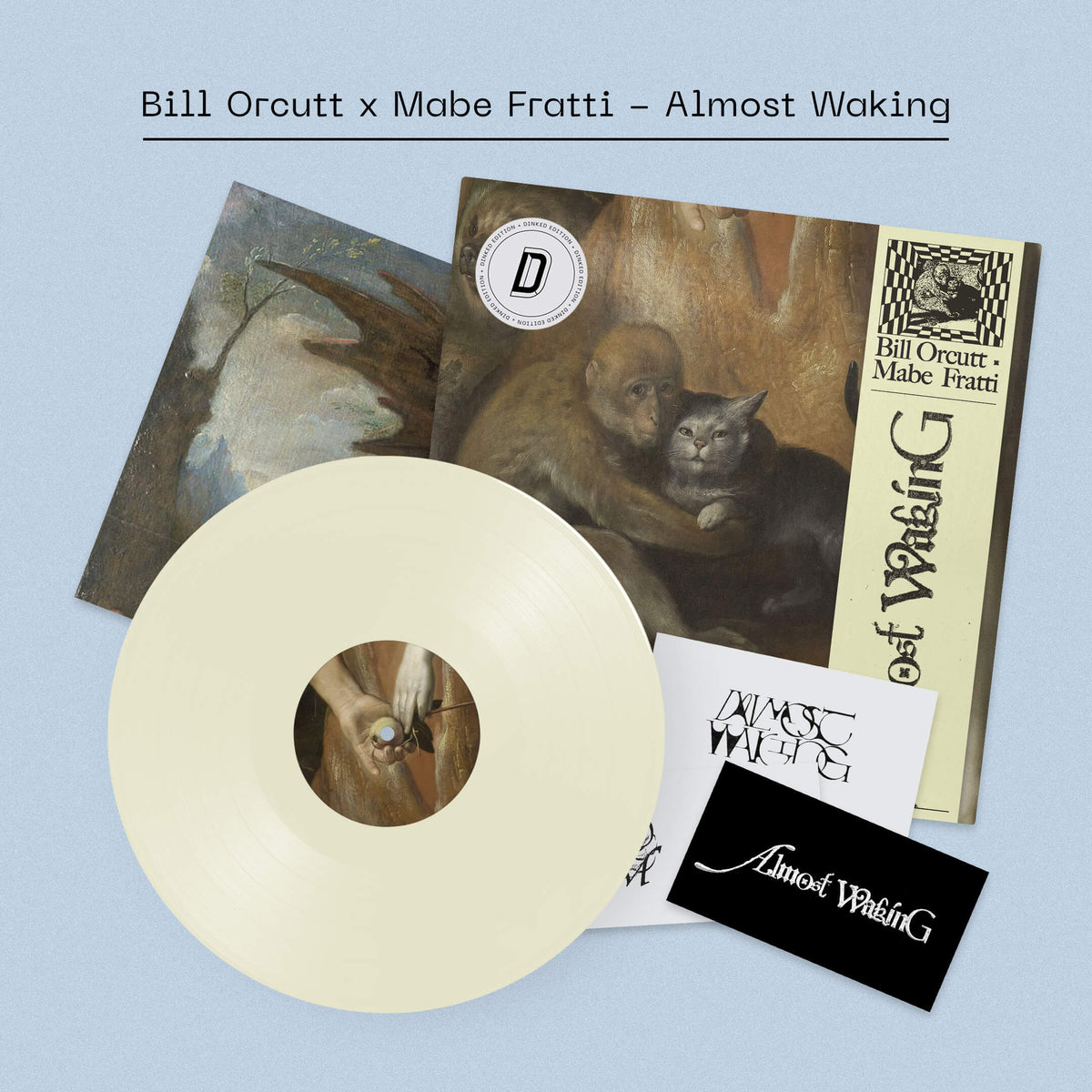Bill Orcutt & Mabe Fratti - Almost Waking: Cream Vinyl LP DINKED EDITION EXCLUSIVE 400