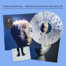 Night Swimming - Melting, Sometimes Bleeding: Clea/Blue Splatter Vinyl LP DINKED EDITION EXCLUSIVE 401