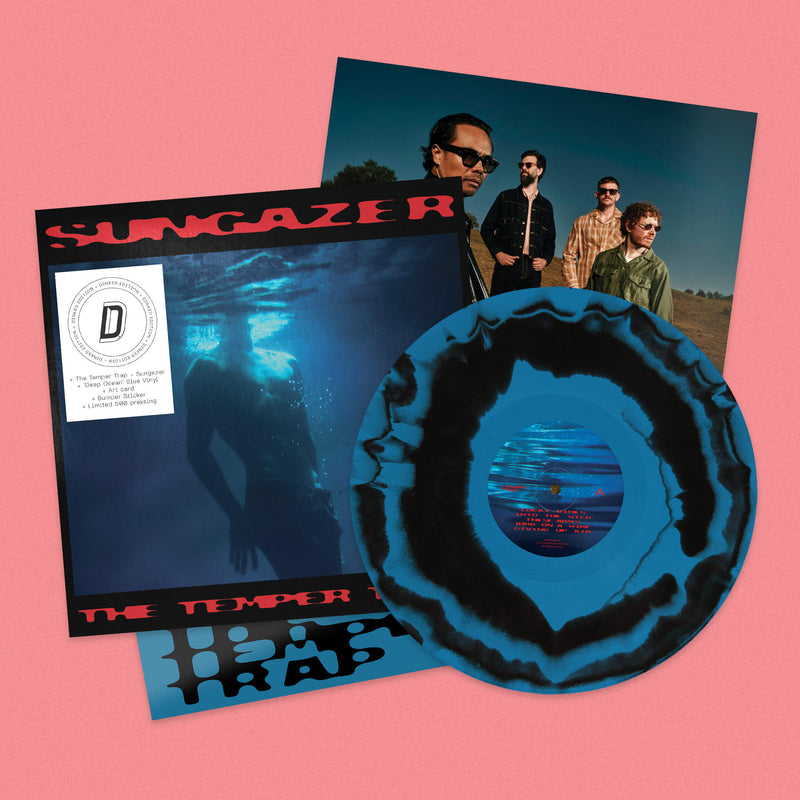 Temper Trap (The) - Sungazer: Deep Ocean Blue & Black Marble Vinyl LP DINKED EDITION EXCLUSIVE 405