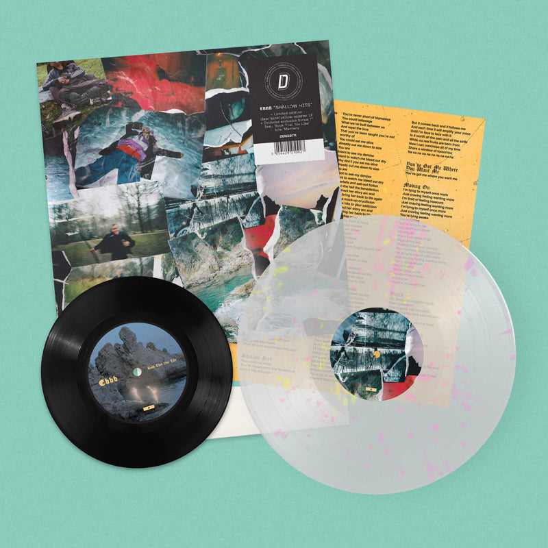 Ebbb - Shallow Hits: Clear W/Pink/Yellow Splatter  Vinyl LP + Bonus 7in DINKED EDITION EXCLUSIVE 411