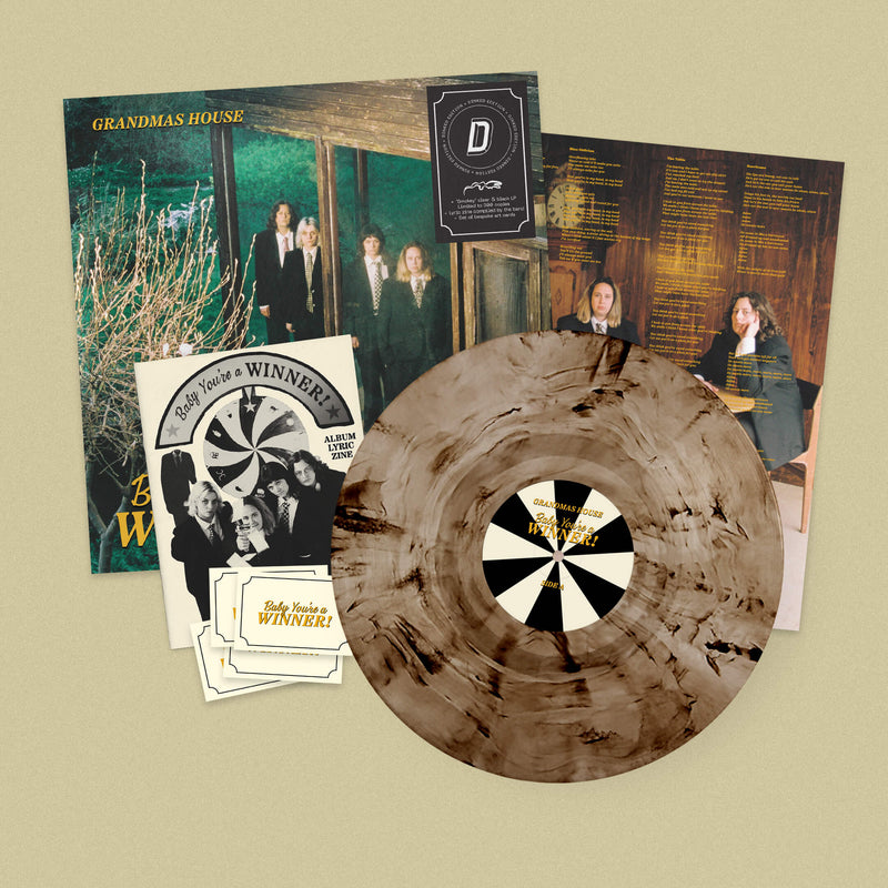Grandmas House - Baby You’re a Winner: White/Smoke Marble Vinyl LP DINKED EDITION EXCLUSIVE 417 *Pre-Order