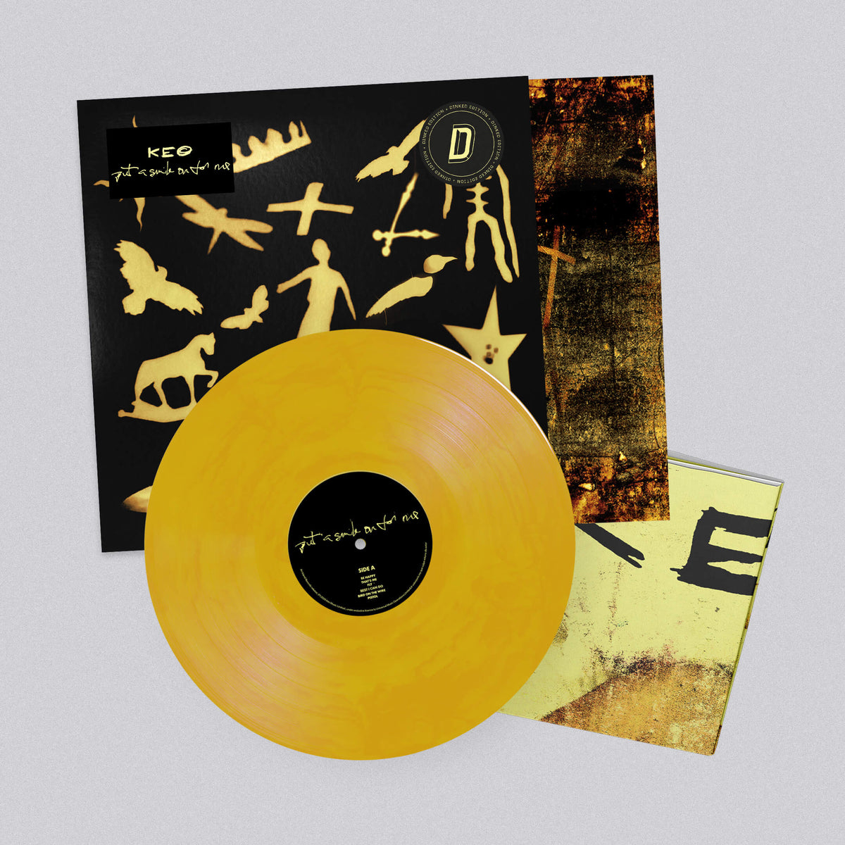 KEO - Put A Smile On For Me: Yellow Marble Vinyl LP DINKED EDITION EXCLUSIVE 418 *Pre-Order