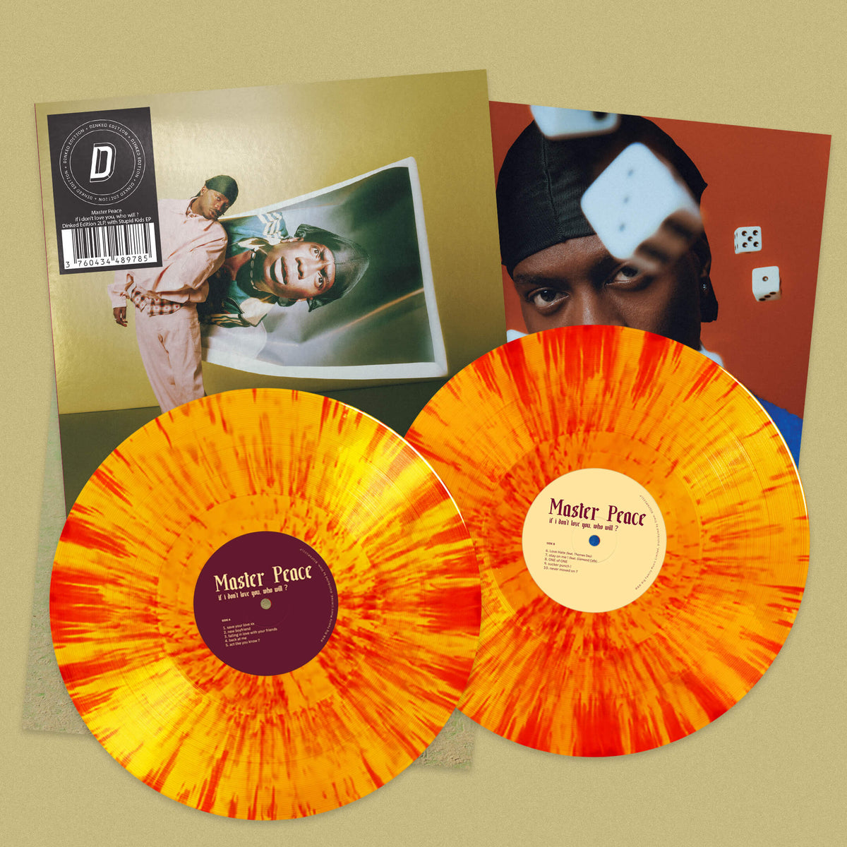 Master Peace - if i don’t love you, who will ?: Yellow & Red Splatter Double Vinyl LP DINKED EDITION EXCLUSIVE 430 *Pre-Order