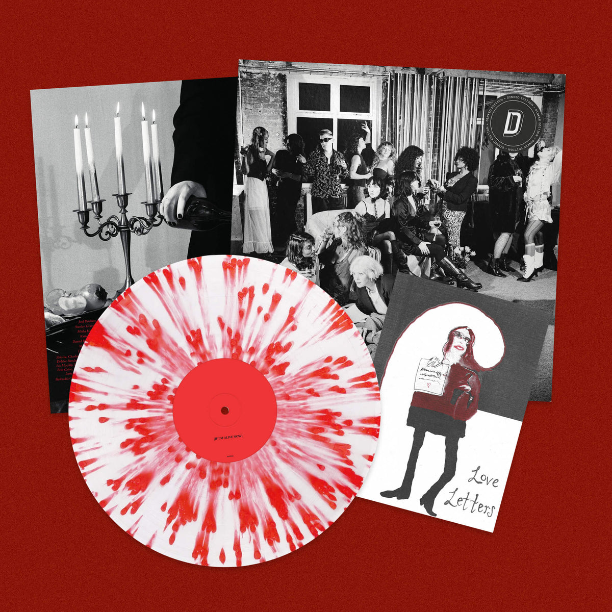 PINS - If I'm Alive Now, Then I Was Dead: White/Red Splatter Vinyl LP + Zine DINKED EDITION EXCLUSIVE 451 *Pre-Order
