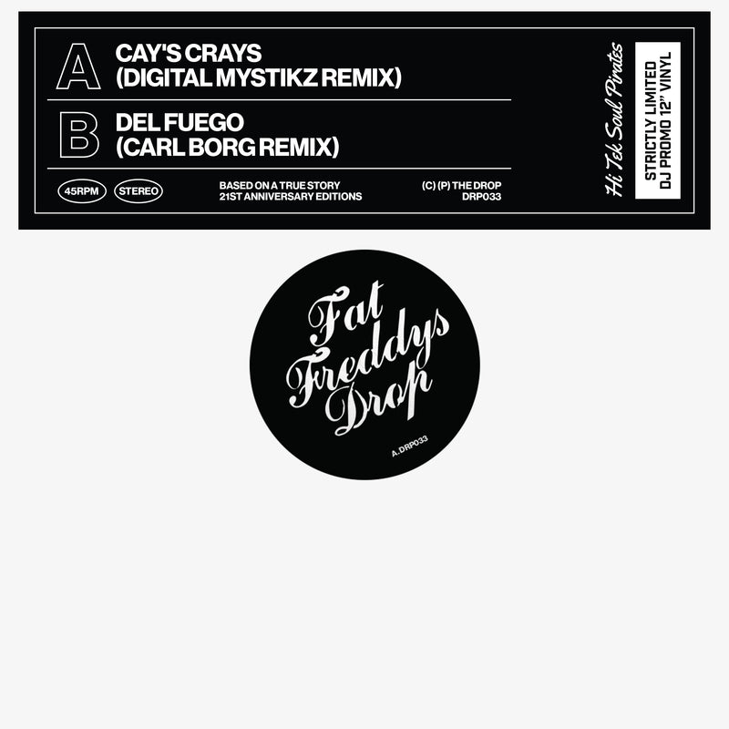 Fat Freddy's Drop - Cay's Cray's (Digital Mystikz remix / Carl Borg remix) *Pre-Order
