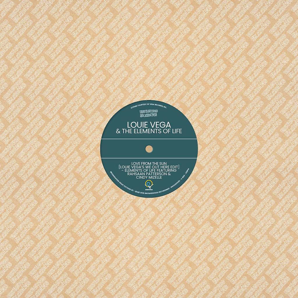 Louie Vega & The Elements Of Life - Brownswood Remix Editions 011 *Pre-Order