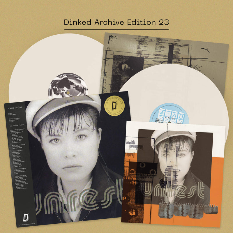 UNREST - Perfect Teeth (30th Anniversary): Bone Double Vinyl LP + Fanzine DINKED ARCHIVE EDITION EXCLUSIVE 023