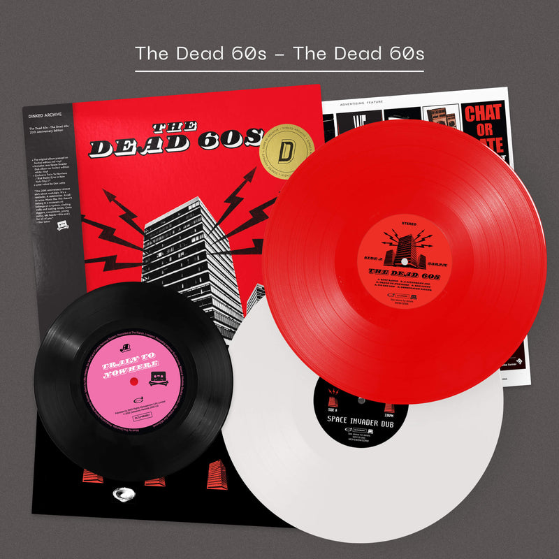 DEAD 60S (THE) - THE DEAD 60S (20th ANNIVERSARY DELUXE EDITION): Red/White Double Vinyl LP + Bonus 7in DINKED ARCHIVE EDITION EXCLUSIVE 026