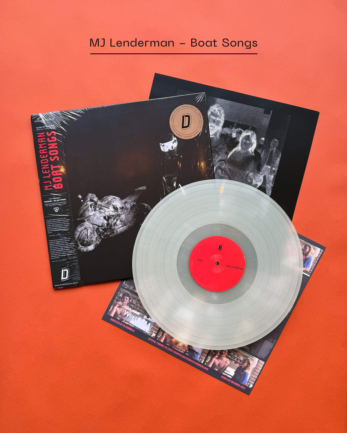 MJ Lenderman - Boat Songs: Green Glow-In-The-Dark Vinyl LP + Print DINKED ARCHIVE EDITION EXCLUSIVE 029