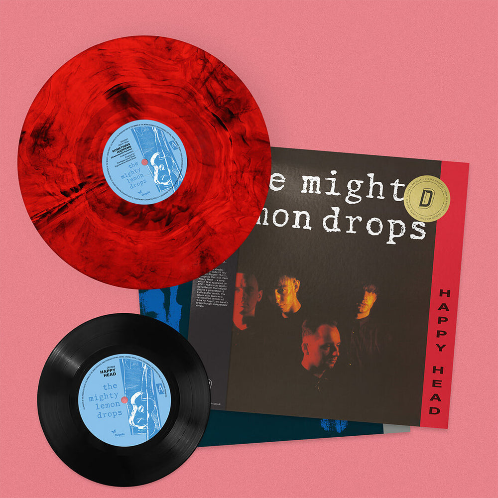 Mighty Lemon Drops (The) - Happy Head (40th Anniversary Edition): Red/Black Marble Vinyl LP + Bonus 7in DINKED ARCHIVE EDITION EXCLUSIVE 031