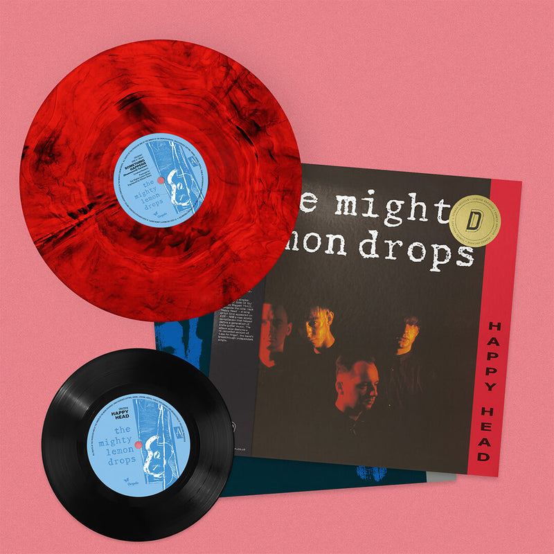 Mighty Lemon Drops (The) - Happy Head (40th Anniversary Edition): Red/Black Marble Vinyl LP + Bonus 7in DINKED ARCHIVE EDITION EXCLUSIVE 031