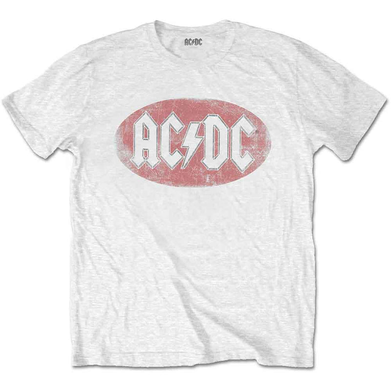 AC/DC - Oval Logo Vintage: Unisex T-Shirt