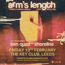 Arm's Length 13/02/26 @ Project House