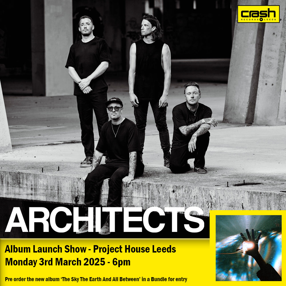 Architects - The Sky The Earth And All Between : Album + Ticket Bundle  (Album Launch show at Project House Leeds)