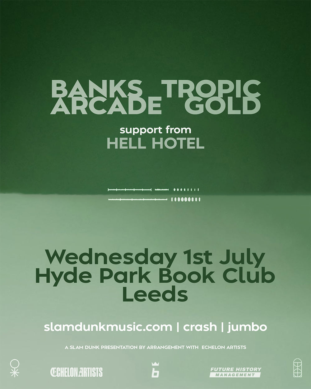 Banks Arcade X Tropic Gold 01/07/26 @ Hyde Park Book Club