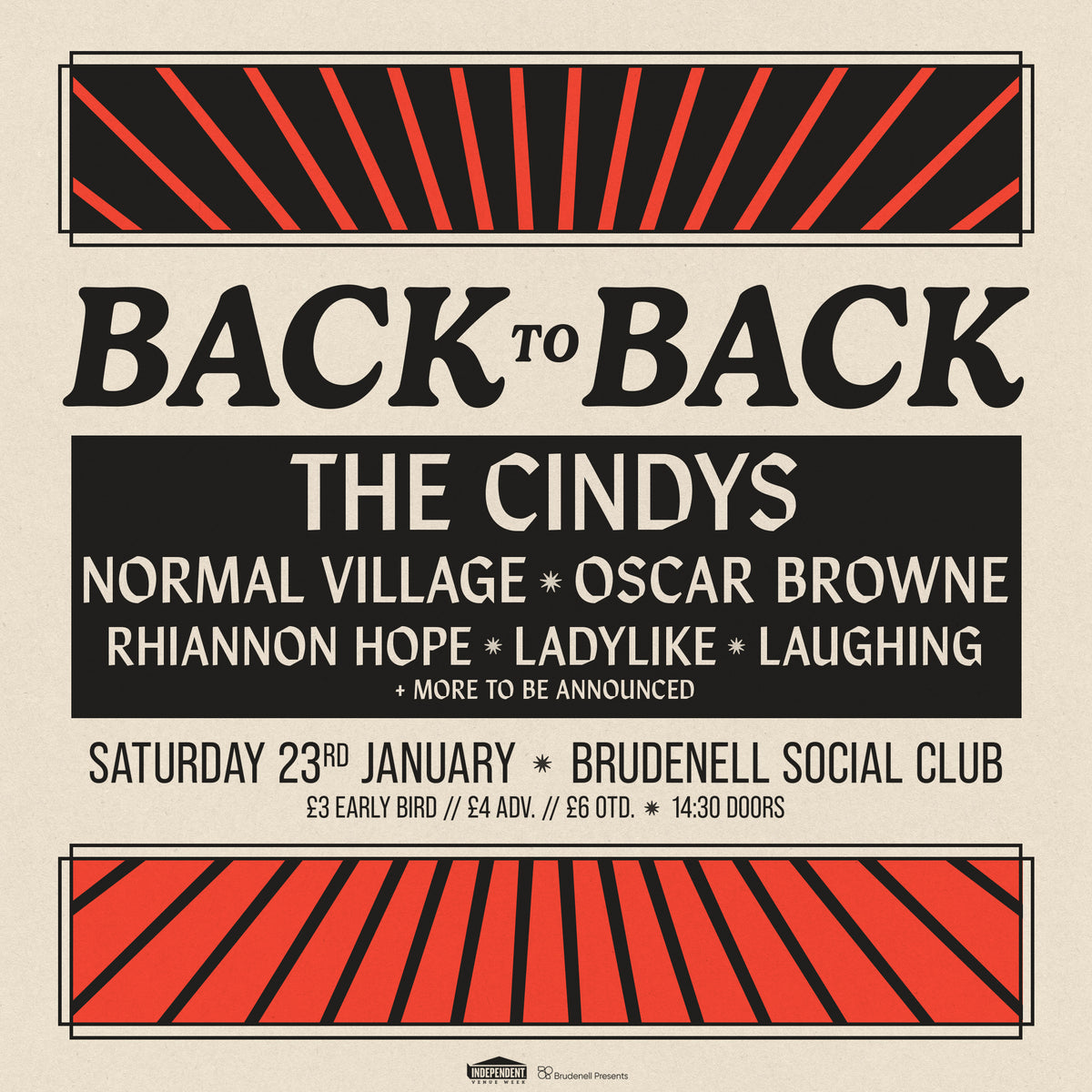 Back To Back Festival 2027 23/01/27 @ Brudenell Social Club