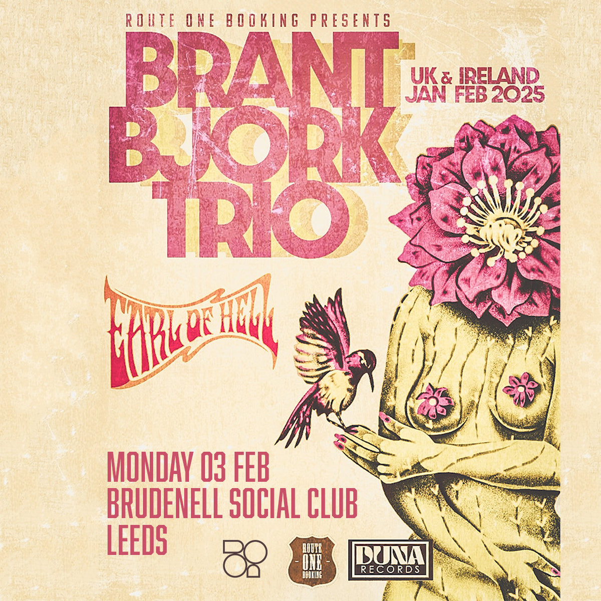 Brant Bjork Trio 03/02/25 @ Brudenell Social Club